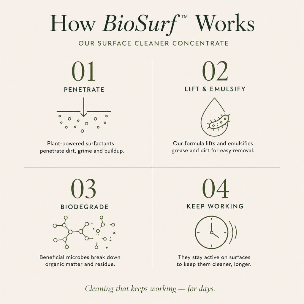 BioSurf Bioactive Microbial Surface Cleaner Concentrate