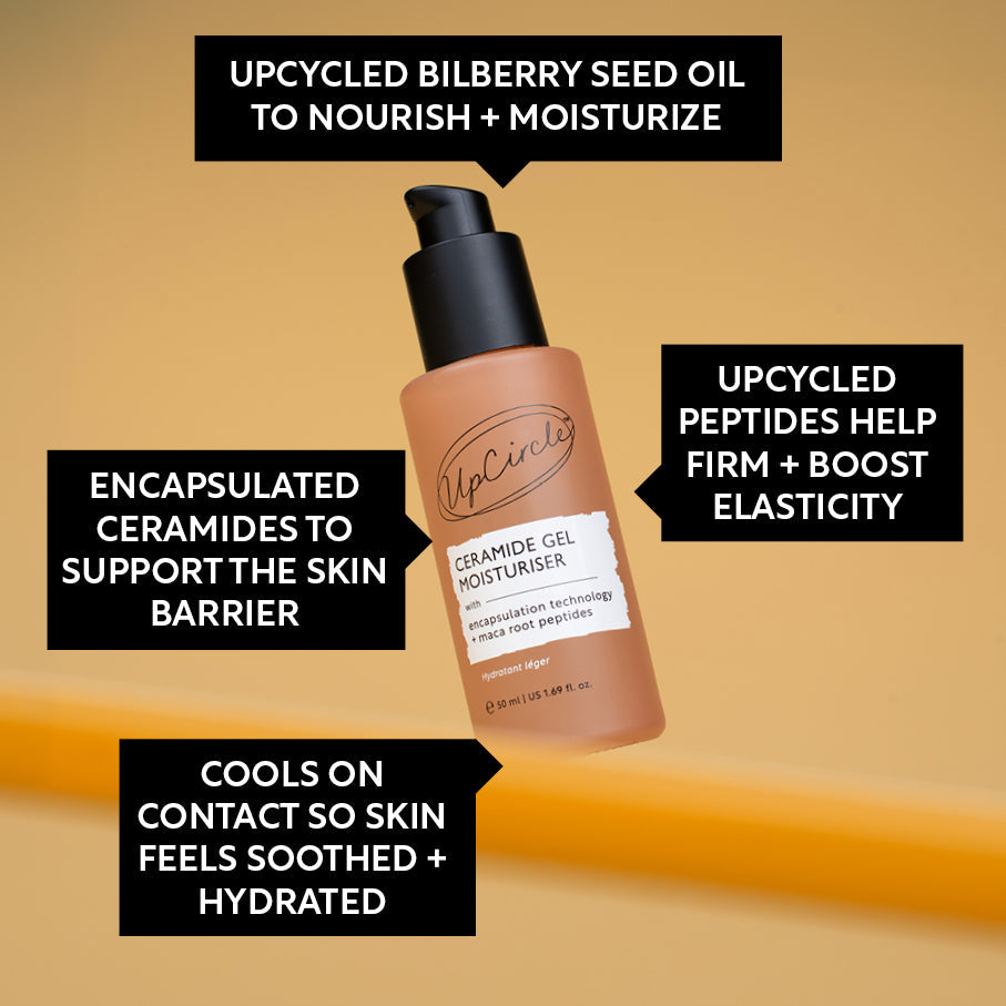 UpCircle Ceramide Gel Moisturizer with Maca Root Peptides