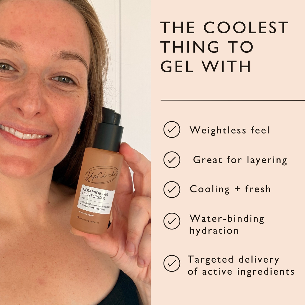 UpCircle Ceramide Gel Moisturizer with Maca Root Peptides