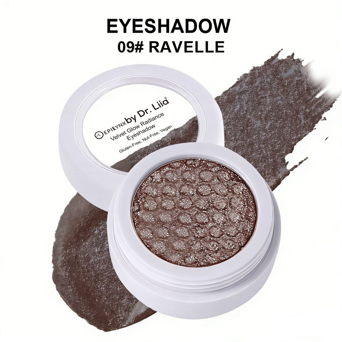 EpiLynx Crease-Proof Creamy Eyeshadow, 20 Shades