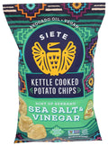 Siete Sea Salt Kettle Chips, 5.5 oz (Case of 6)