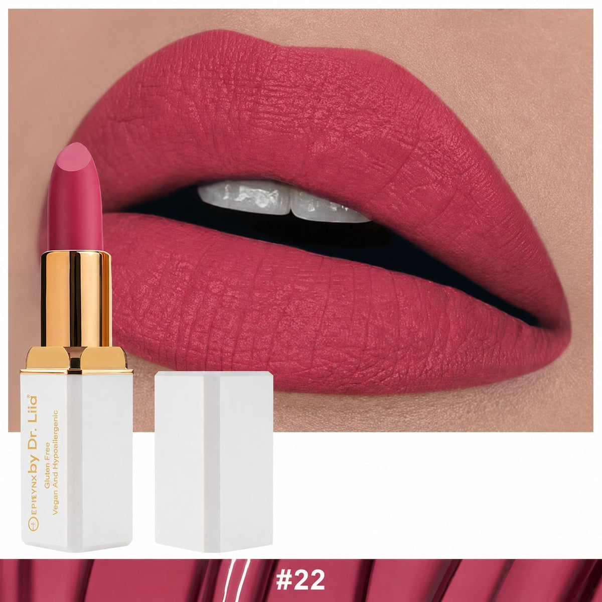 EpiLynx Hydrating Matte Lipstick for Dry Lips
