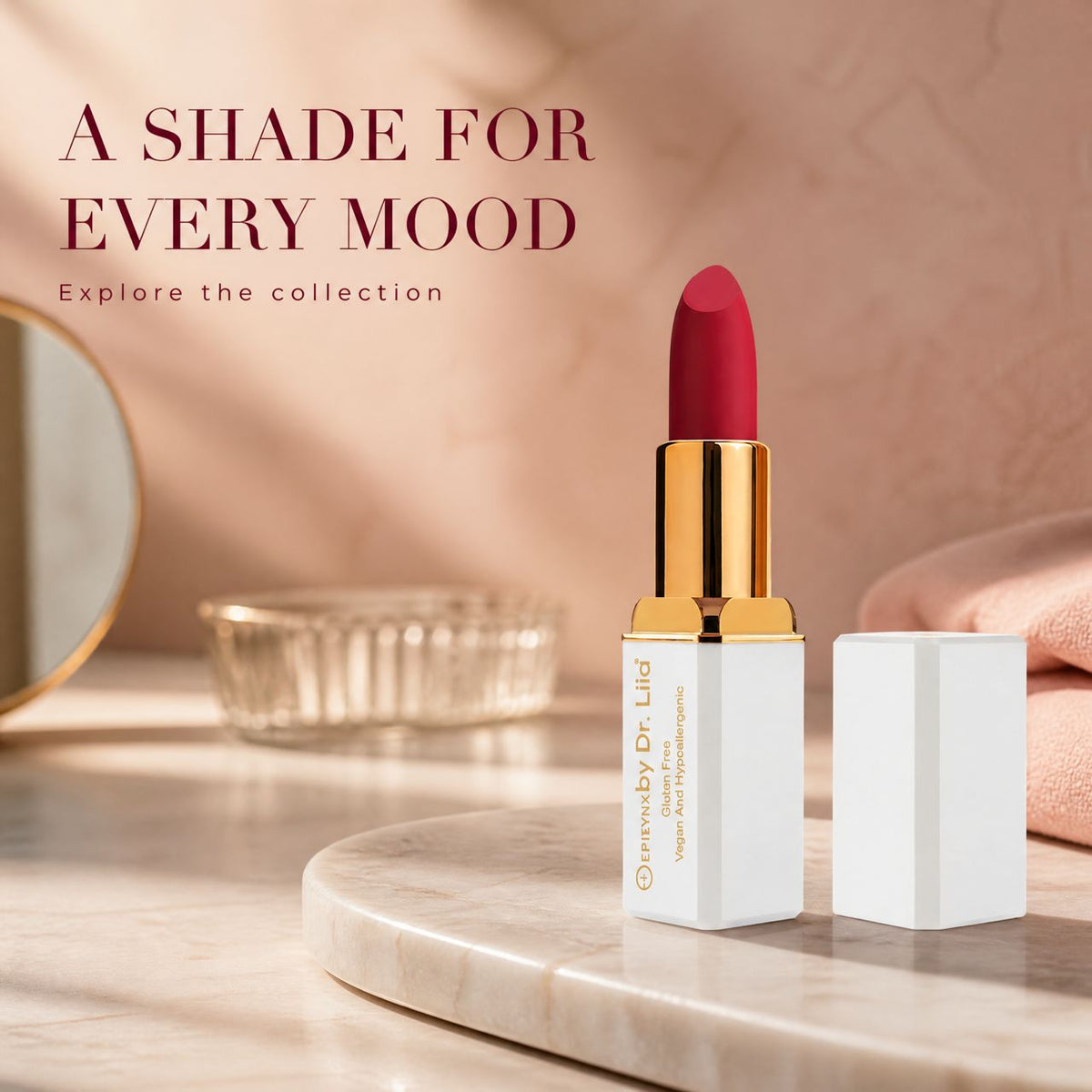 EpiLynx Hydrating Matte Lipstick for Dry Lips