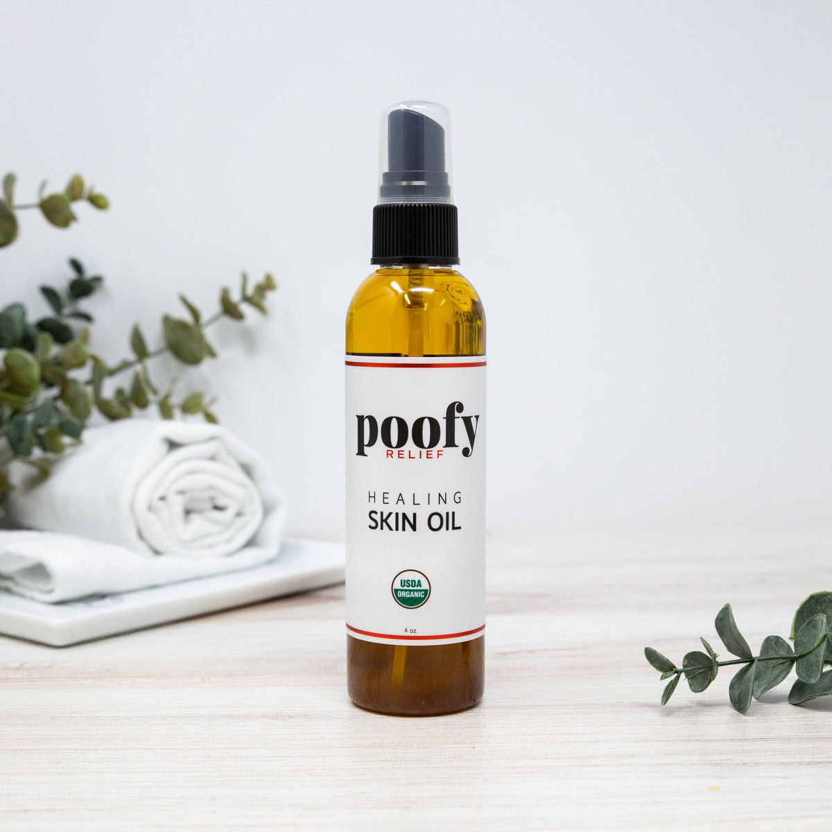 Healing Skin Oil Organic — front label, photo 1