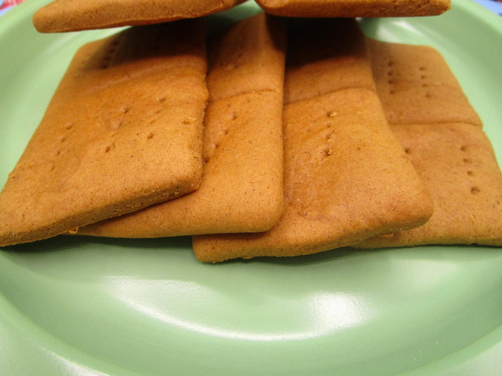 Gluten Fre Graham Crackers, Dairy Free, Vegan, Egg Free, Nut Free, Organic Healthy Snacks, Low Sugar, Smores, Camping, School Safe, Cinnamon