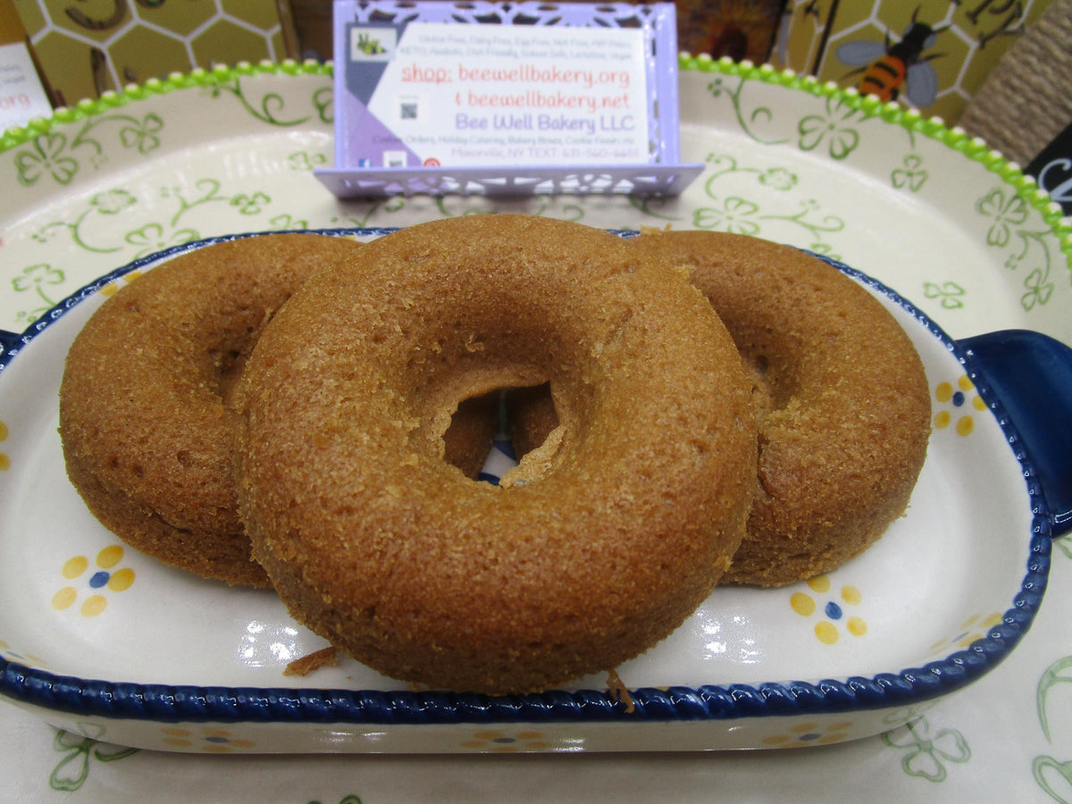 AIP Paleo Donuts, Grain Free, Gluten Free, Dairy Free, Vegan, Soft baked, Maple Sugar, Nut Free, Low FODMAP, Low Sugar snack, Wellness Gift