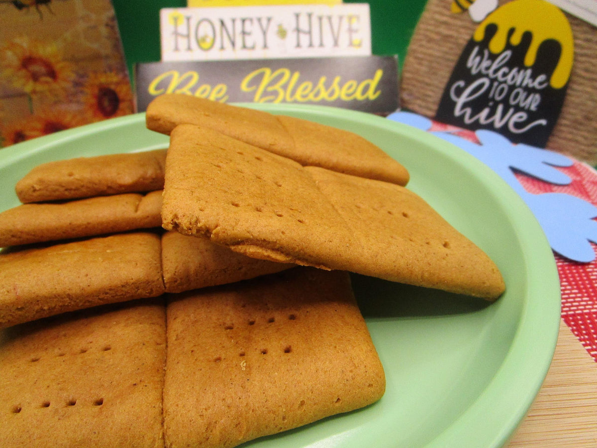 Gluten Fre Graham Crackers, Dairy Free, Vegan, Egg Free, Nut Free, Organic Healthy Snacks, Low Sugar, Smores, Camping, School Safe, Cinnamon