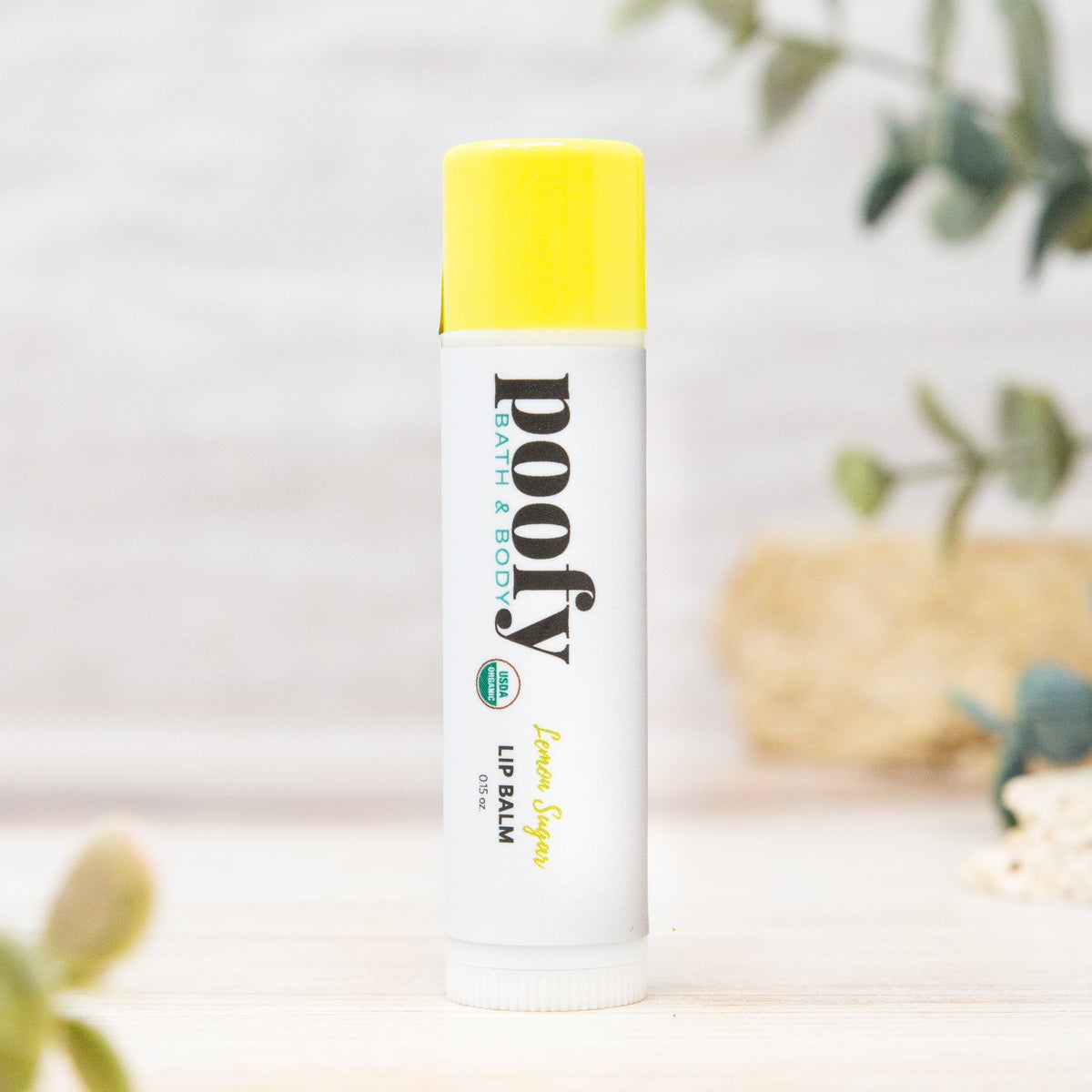 Lemon Sugar Lip Balm Organic — front label, photo 1