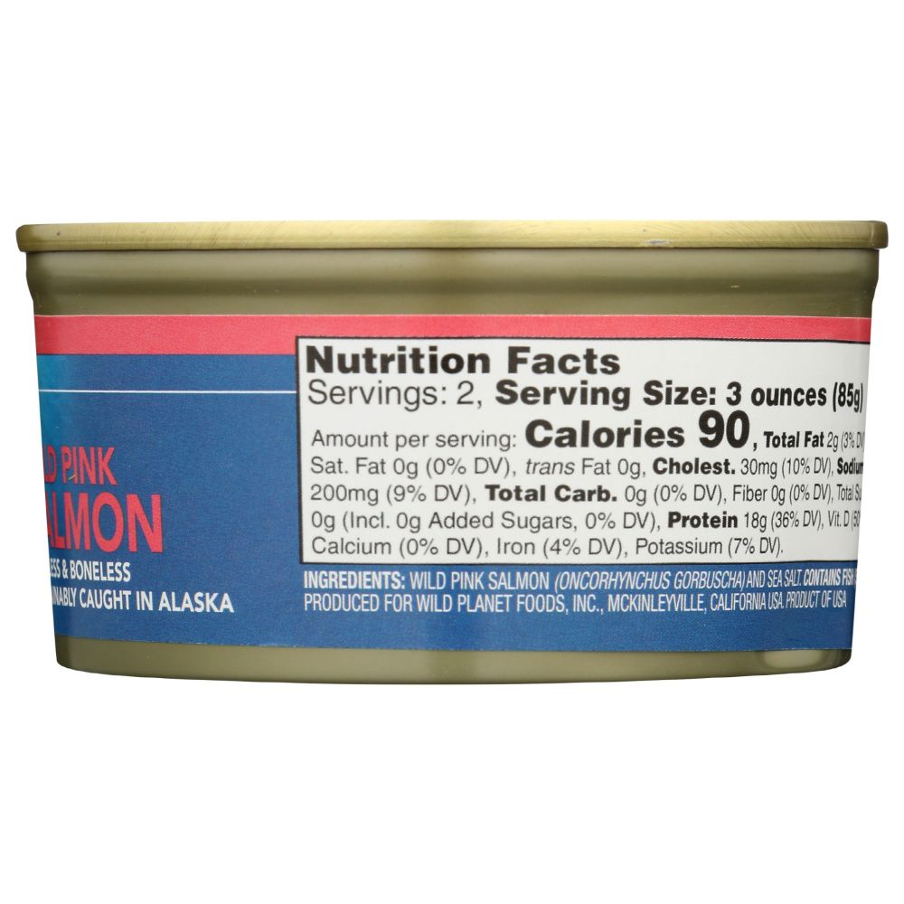 WILD PLANET: Wild Pink Salmon, 6 oz