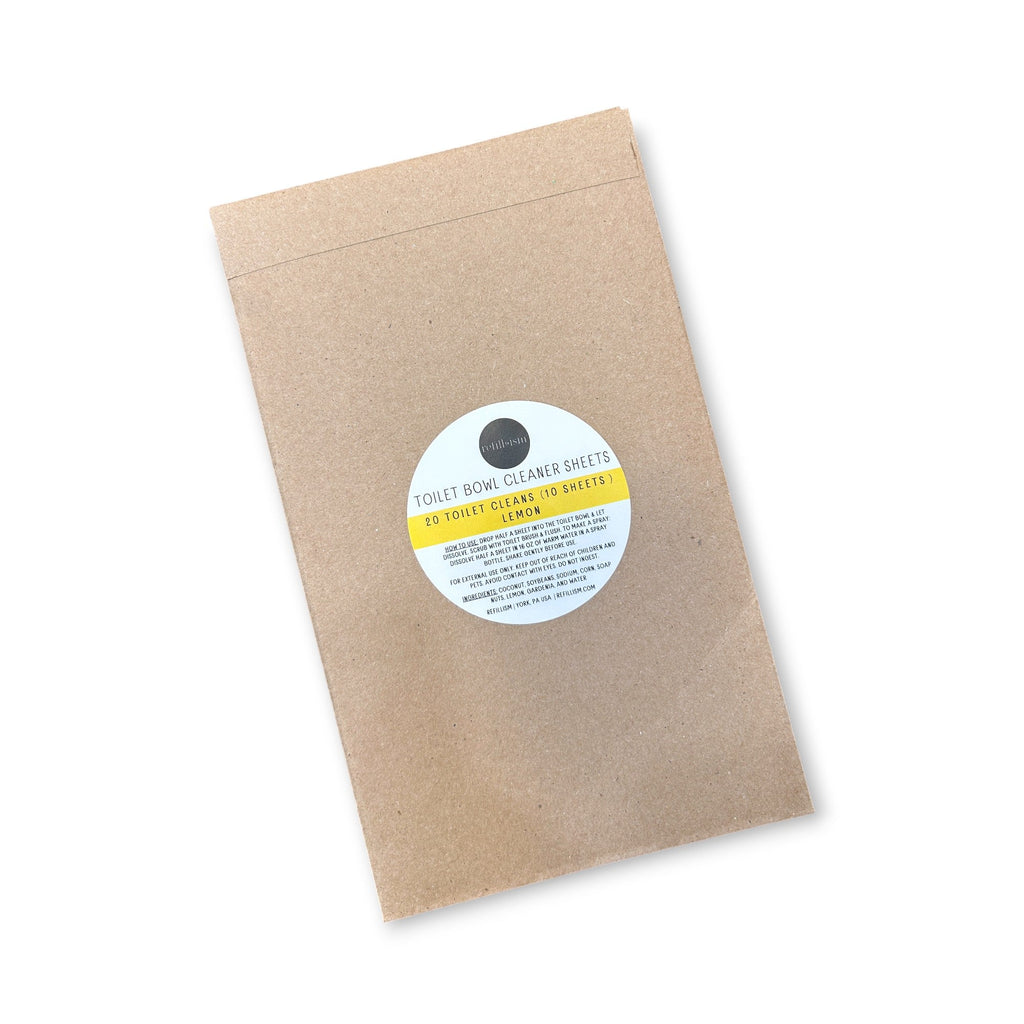 Toilet Bowl Cleaner Sheets | Lemon | 20pk