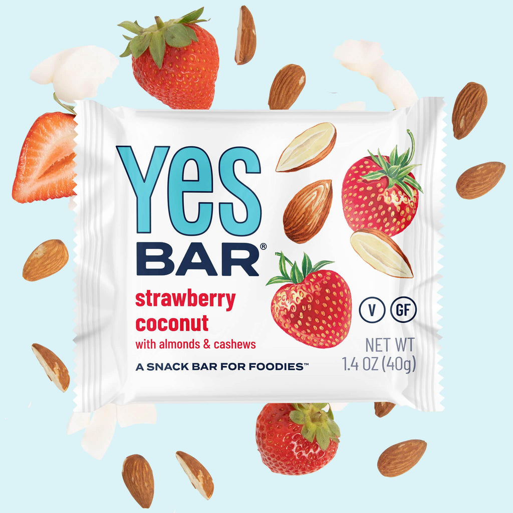 Yes Bar Strawberry Coconut Six Pack